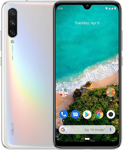 ANDROID - xiaomi Mi A3 ホワイト 4GB 64GB Xiaomi Mi A3 (4GB+64GB) White, VoLTE B - CeX (IN): - Buy